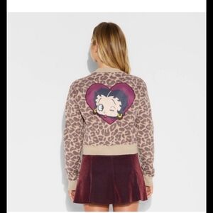 Betty Boop Cardigan NWT - Size XS